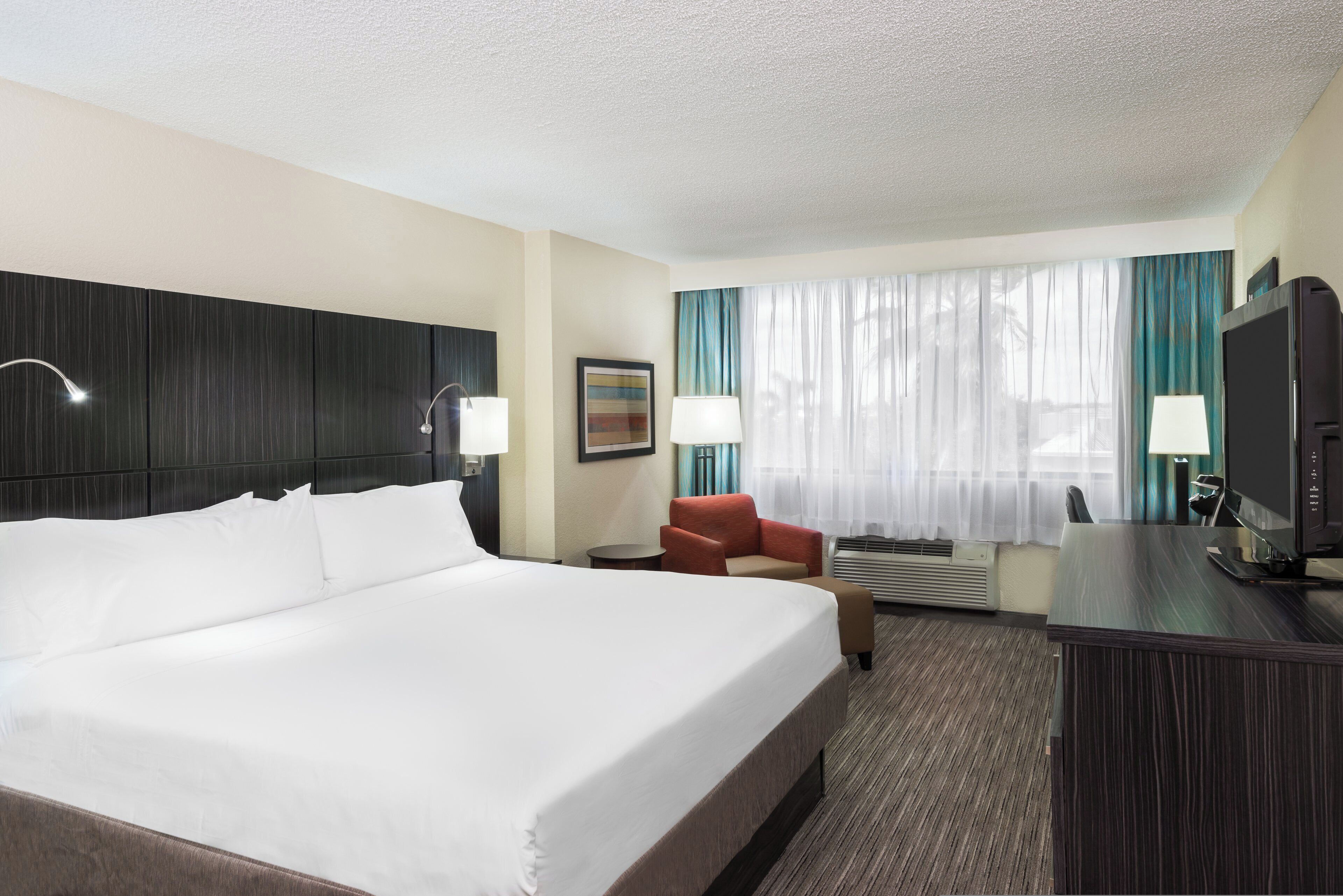 In-room safe, desk, laptop workspace, blackout drapes