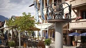 Terrace/patio - Hotel Drei Mohren (Garmisch-Partenkirchen)
