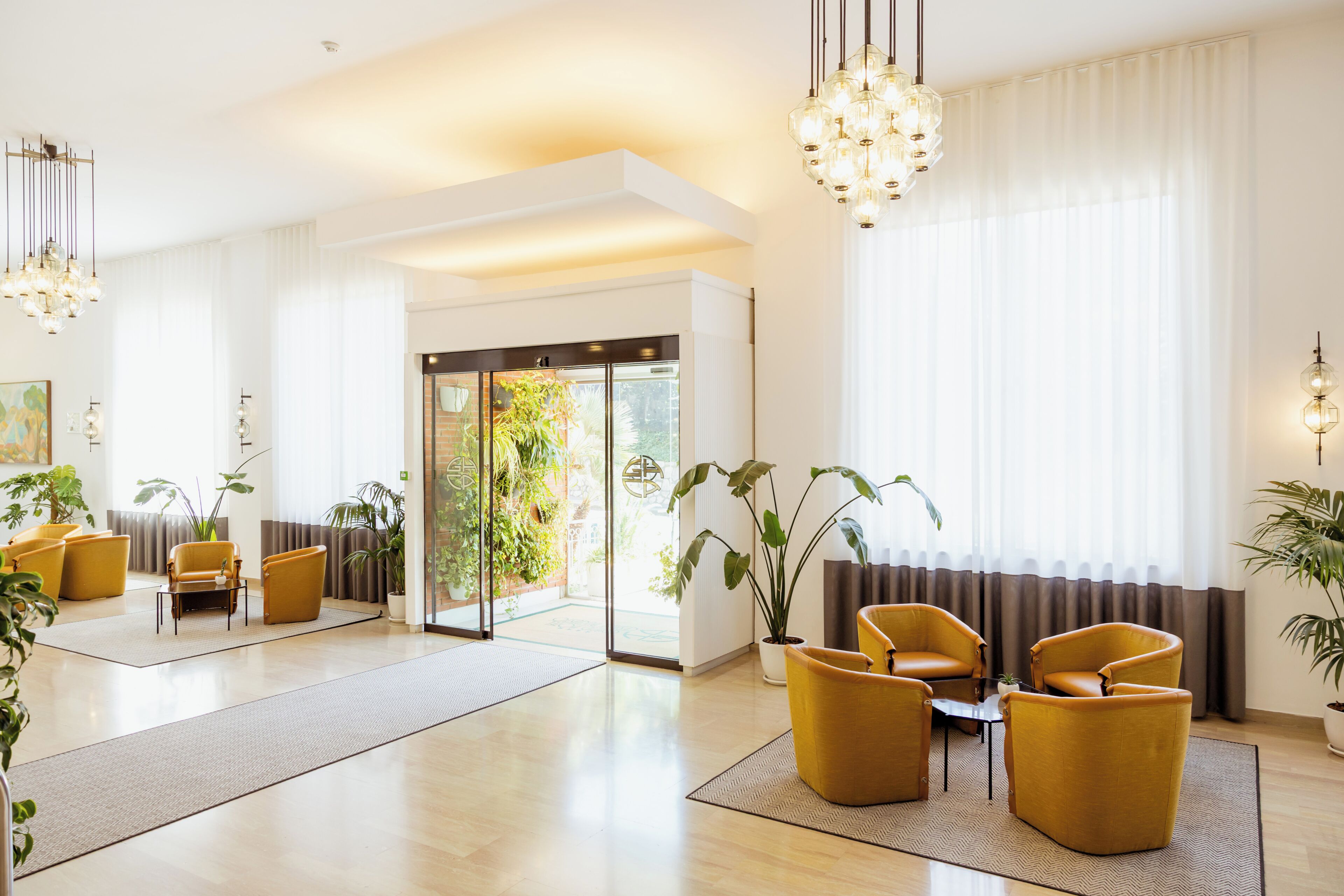 Sala de estar en el lobby