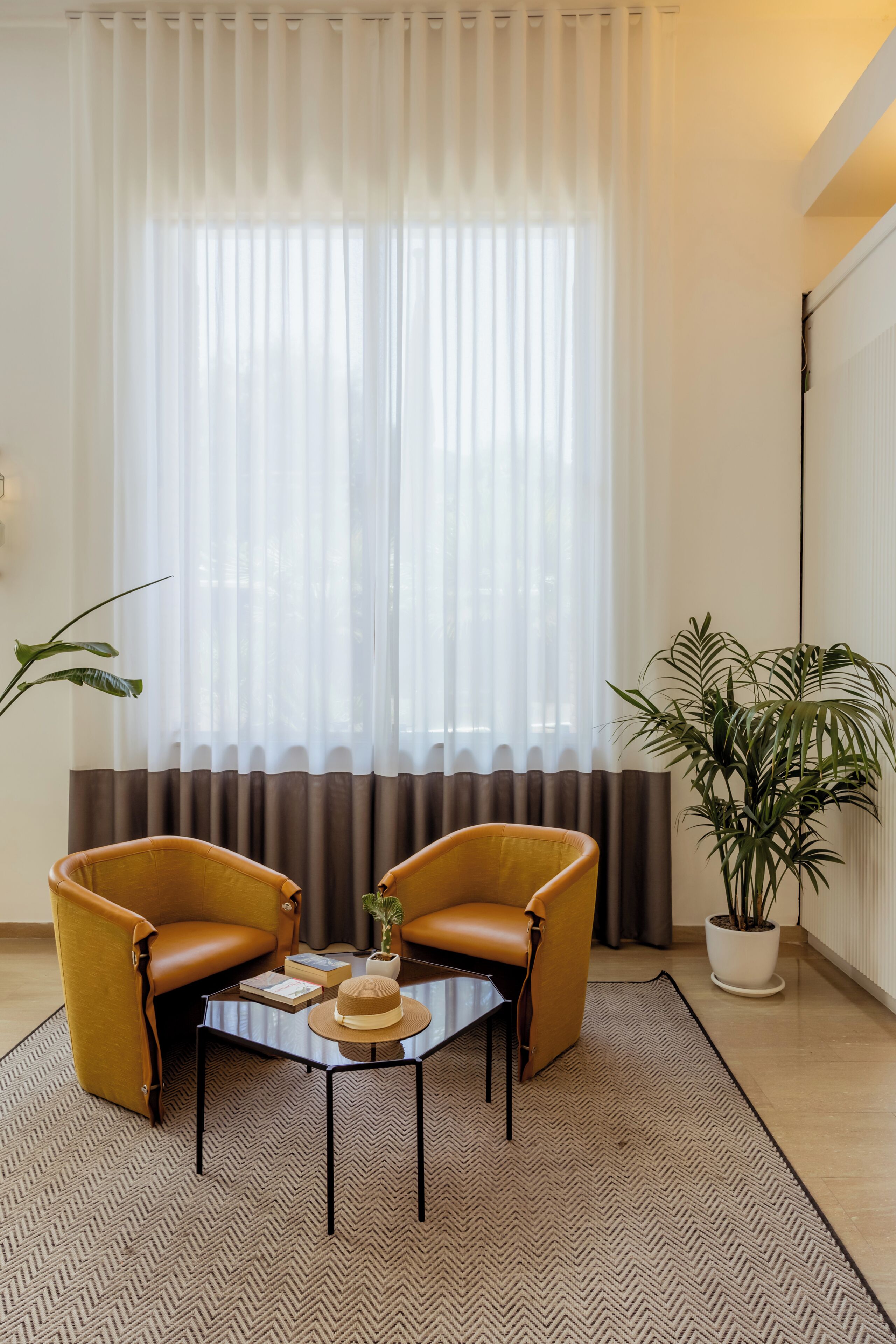 Sitteområde i lobbyen