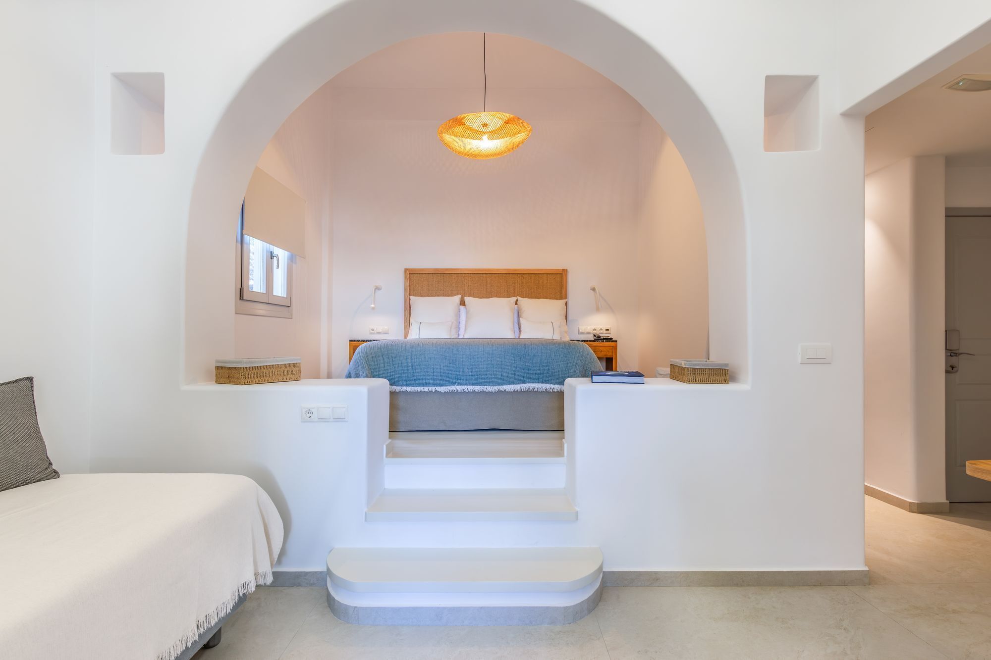 Superior Quadruple Room, Garden View | Premium bedding, pillowtop beds, free minibar items, in-room safe