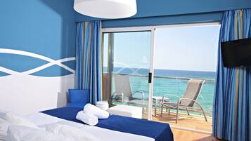 Double Room, Sea View | In-room safe, desk, laptop workspace, blackout drapes