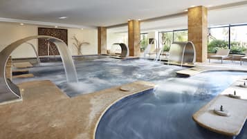 Sauna, bain à remous, soins d'hydrothérapie