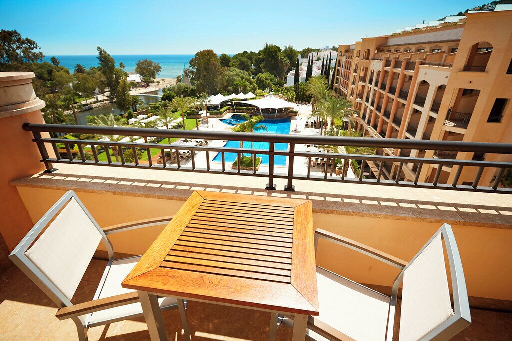 Deluxe Double Room, Balcony, Sea View | Premium bedding, down comforters, minibar, in-room safe