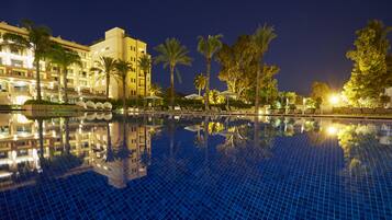 Front of property – evening/night