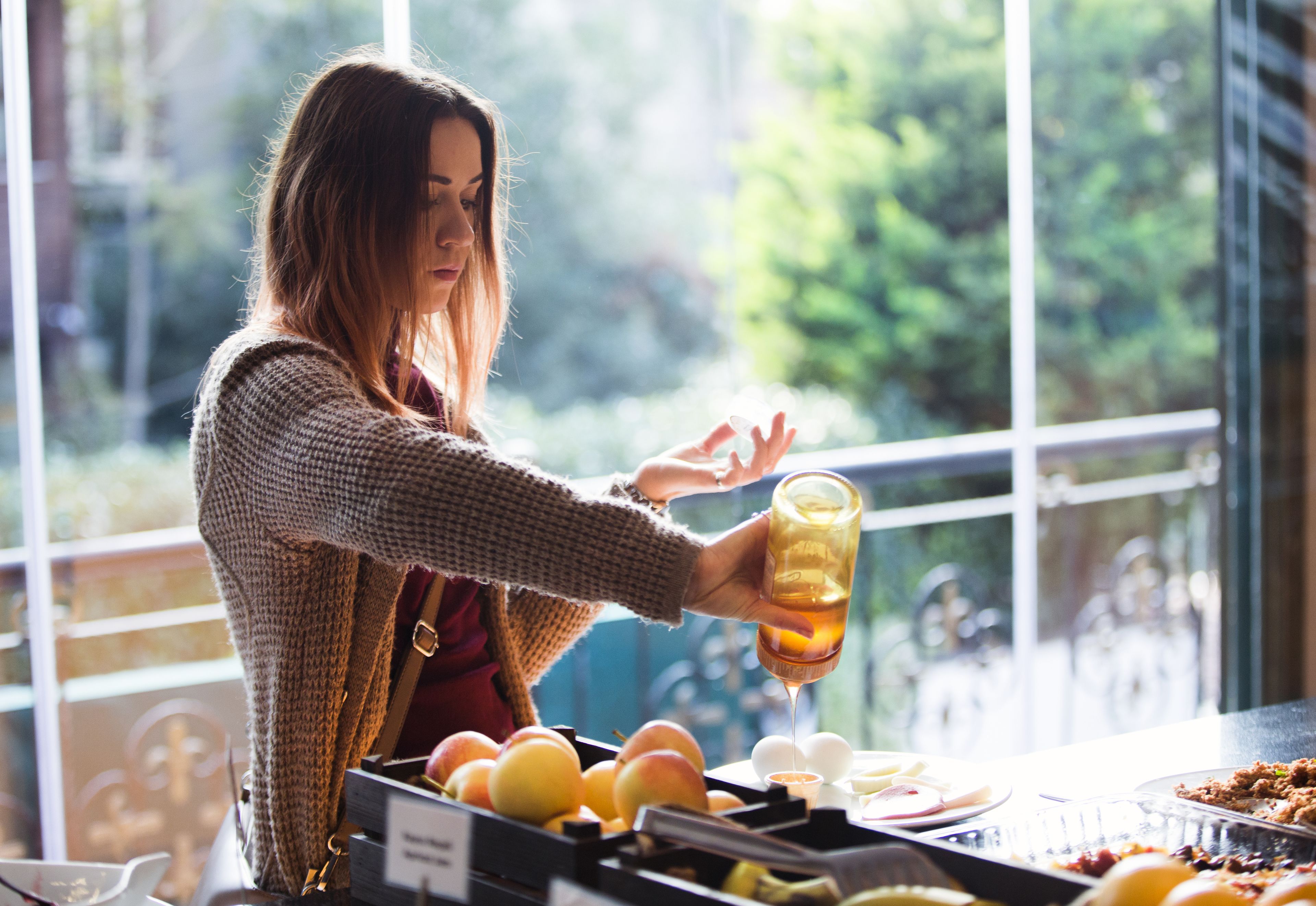 Free buffet breakfast