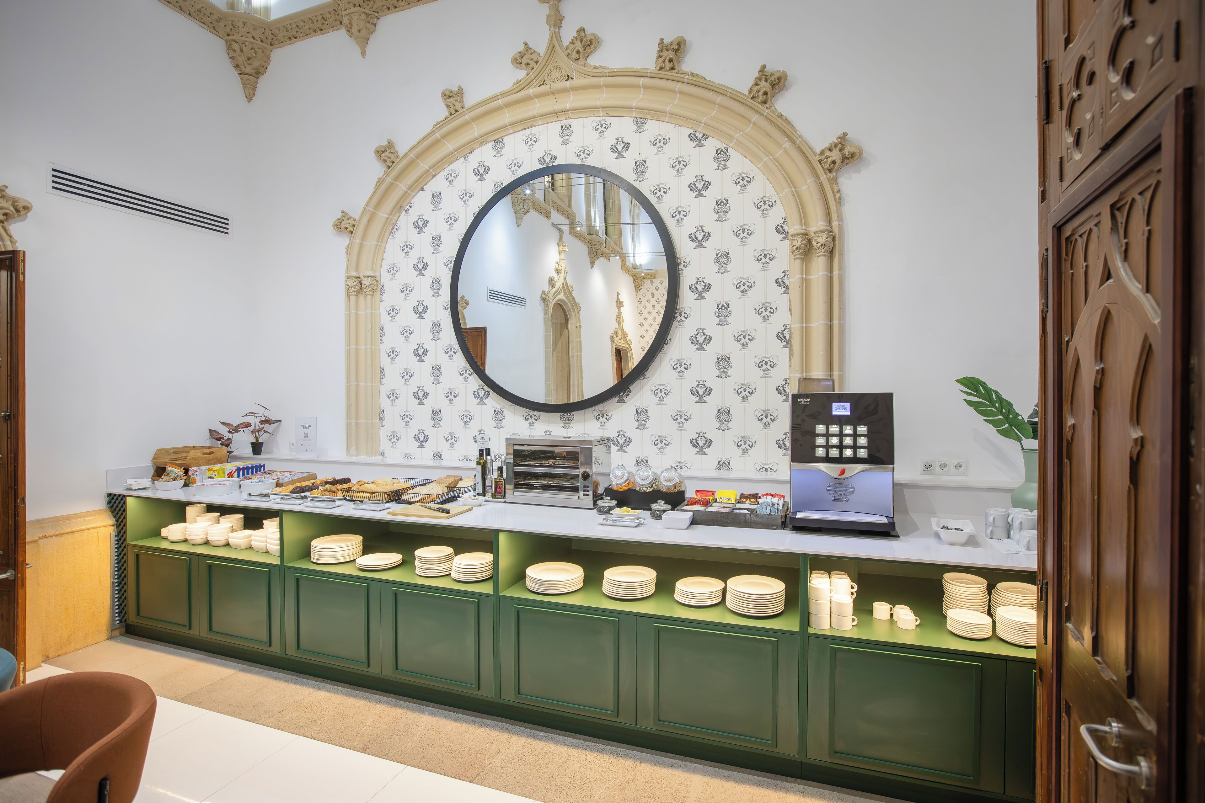 daily buffet breakfast (eur 14 per person)