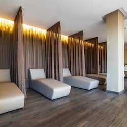 Sauna seca, banho turco/hammam, tratamentos corporais, aromaterapia