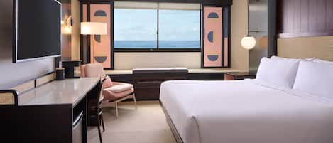 In-room safe, desk, laptop workspace, blackout drapes