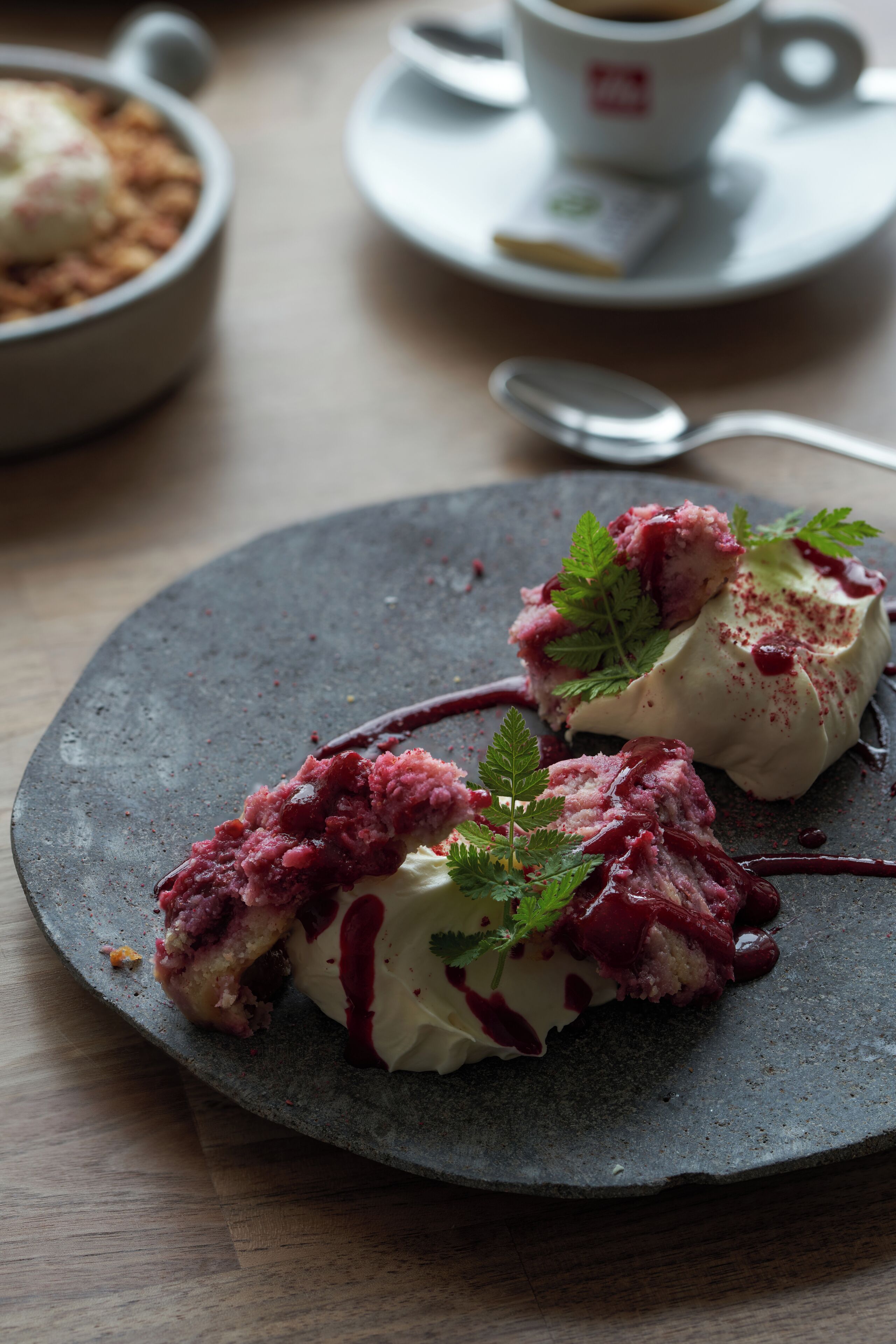 breakfast, lunch and dinner served