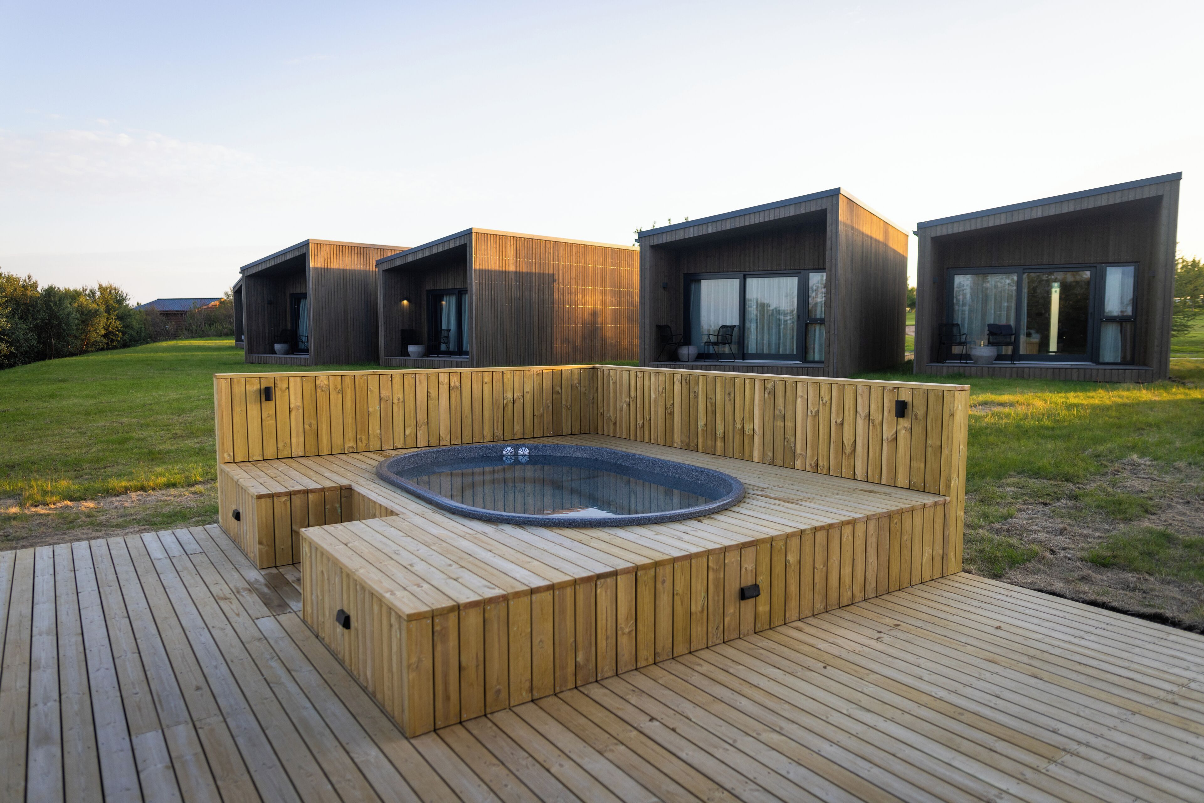 Cabaña Deluxe | Terraza o patio