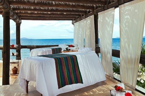 Aromatherapy, beach massages, body wraps, detox wraps, massages