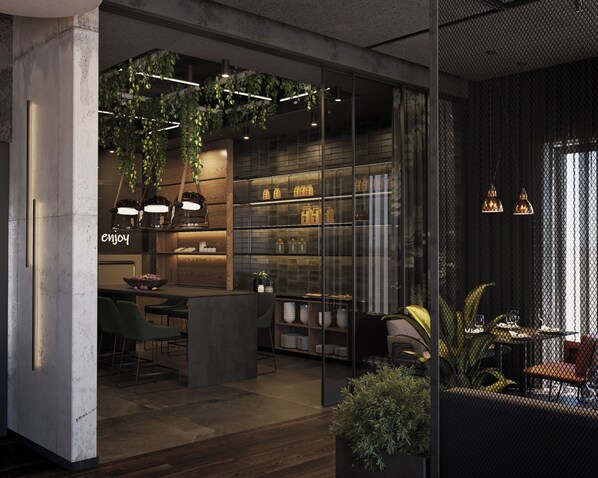 Petit déjeuner et dîner servis sur place, spécialités Cuisine allemande