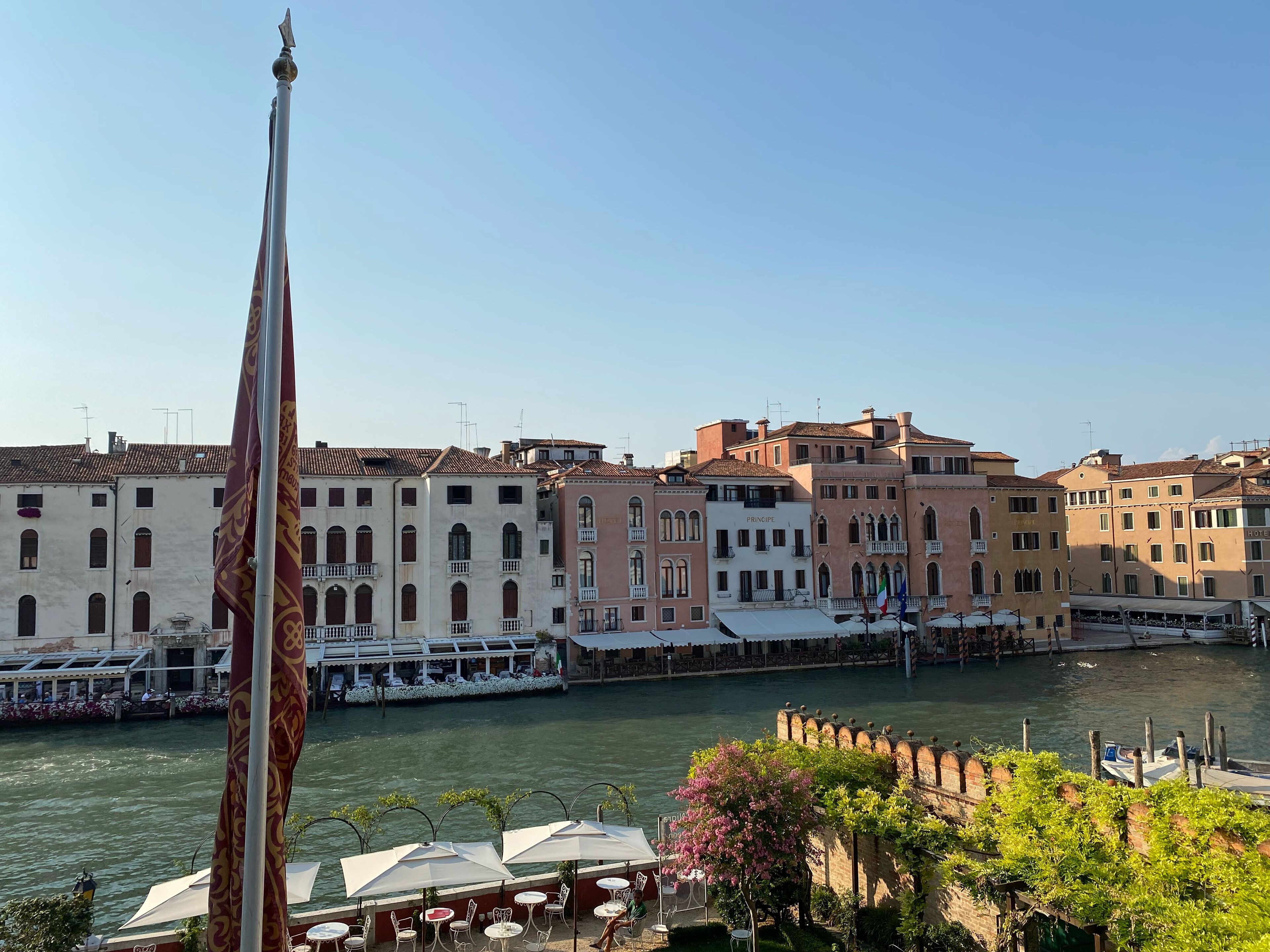 panoramic suite, 1 king bed, hot tub, canal view | view from room