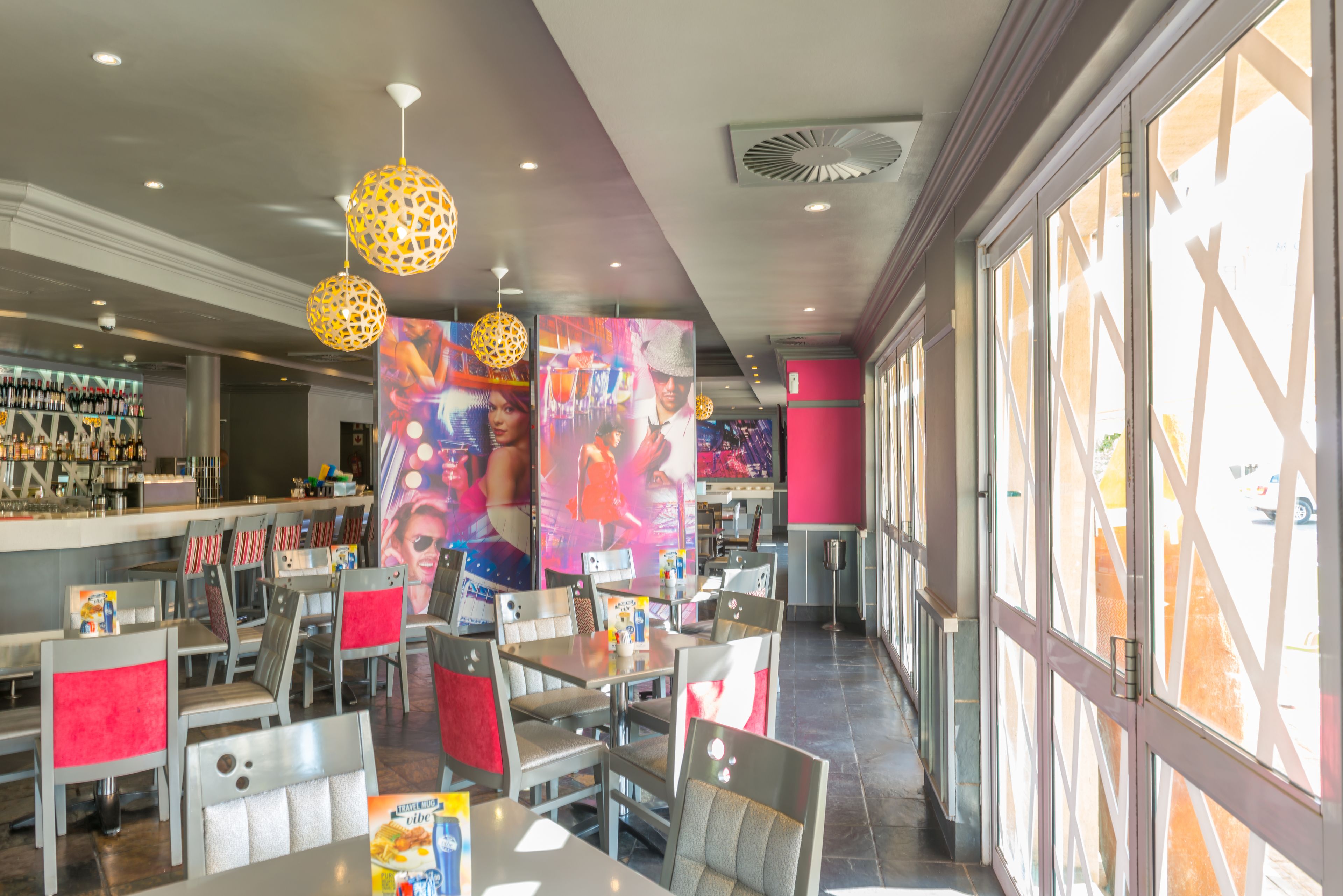 breakfast, lunch and dinner served