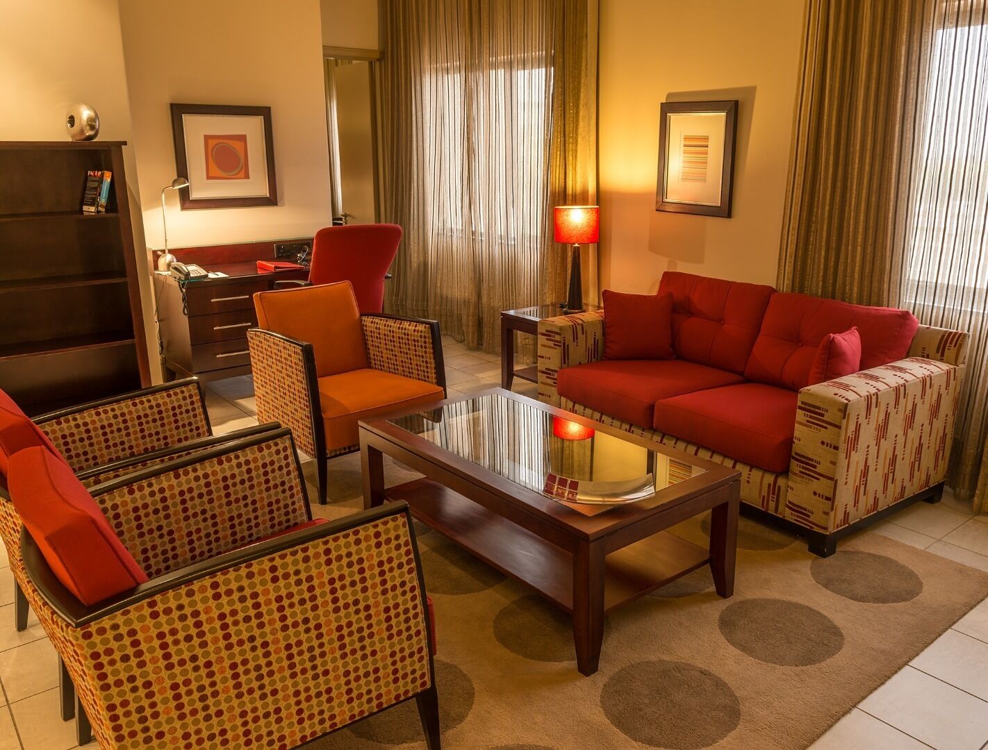 presidential suite | memory-foam beds, in-room safe, desk, laptop workspace