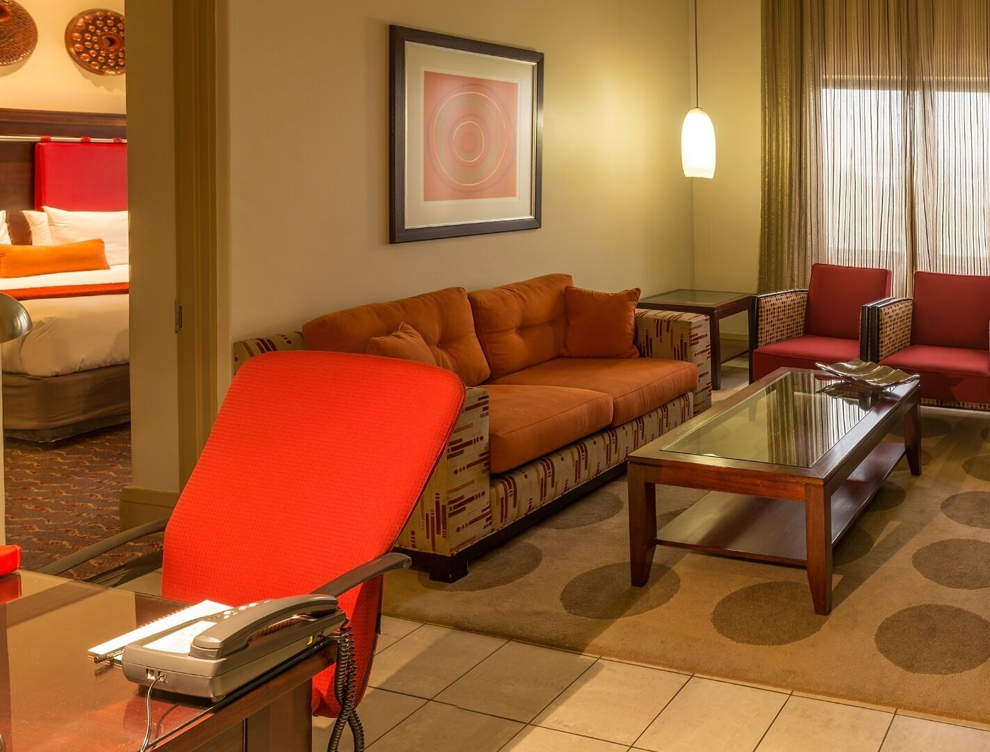 executive suite | memory-foam beds, in-room safe, desk, laptop workspace