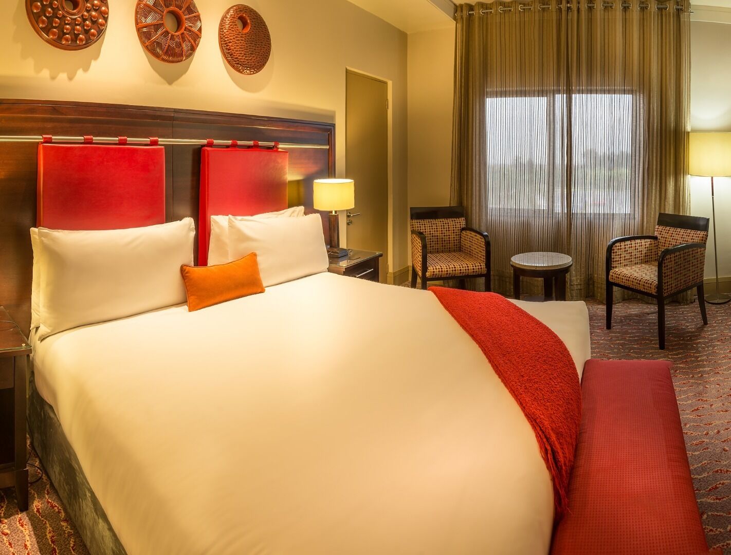 presidential suite | memory-foam beds, in-room safe, desk, laptop workspace