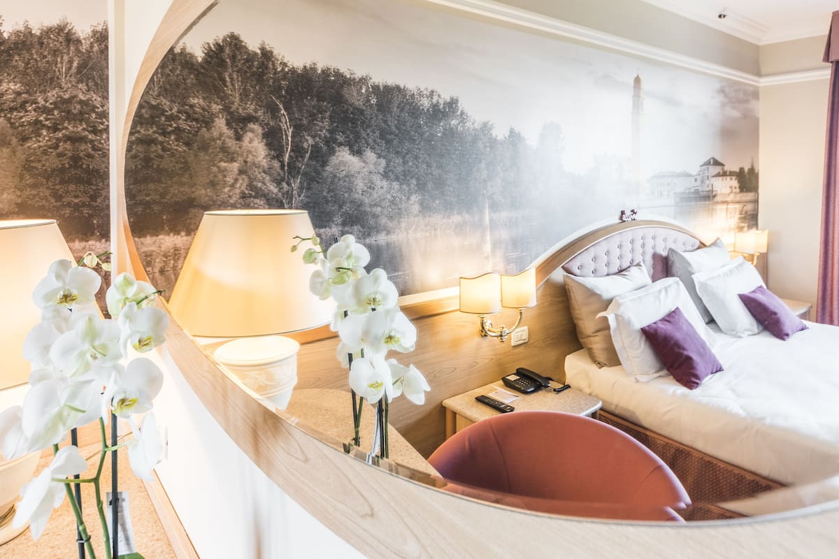 double or twin room, park view | premium bedding, minibar, in-room safe, desk