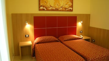 Donsdekens, Select Comfort-bedden, een kluis op de kamer, een bureau