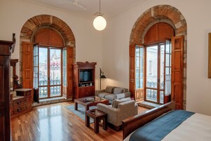 Máster Suite de la Esquina | 이집트산 면 시트, 고급 침구, 셀렉트 컴포트 침대, 객실 내 금고