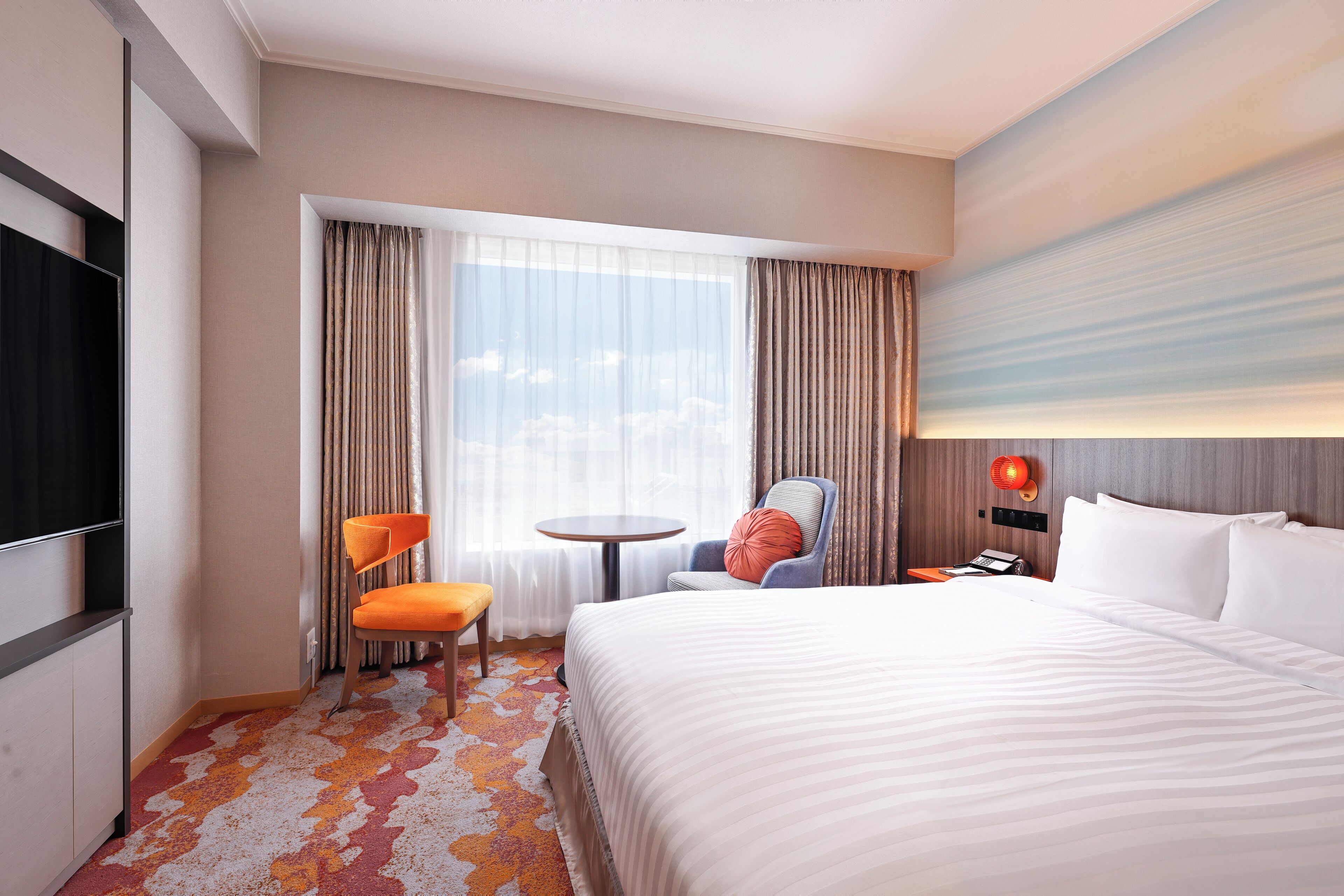 premium double room | desk, blackout curtains, iron/ironing board, free wifi