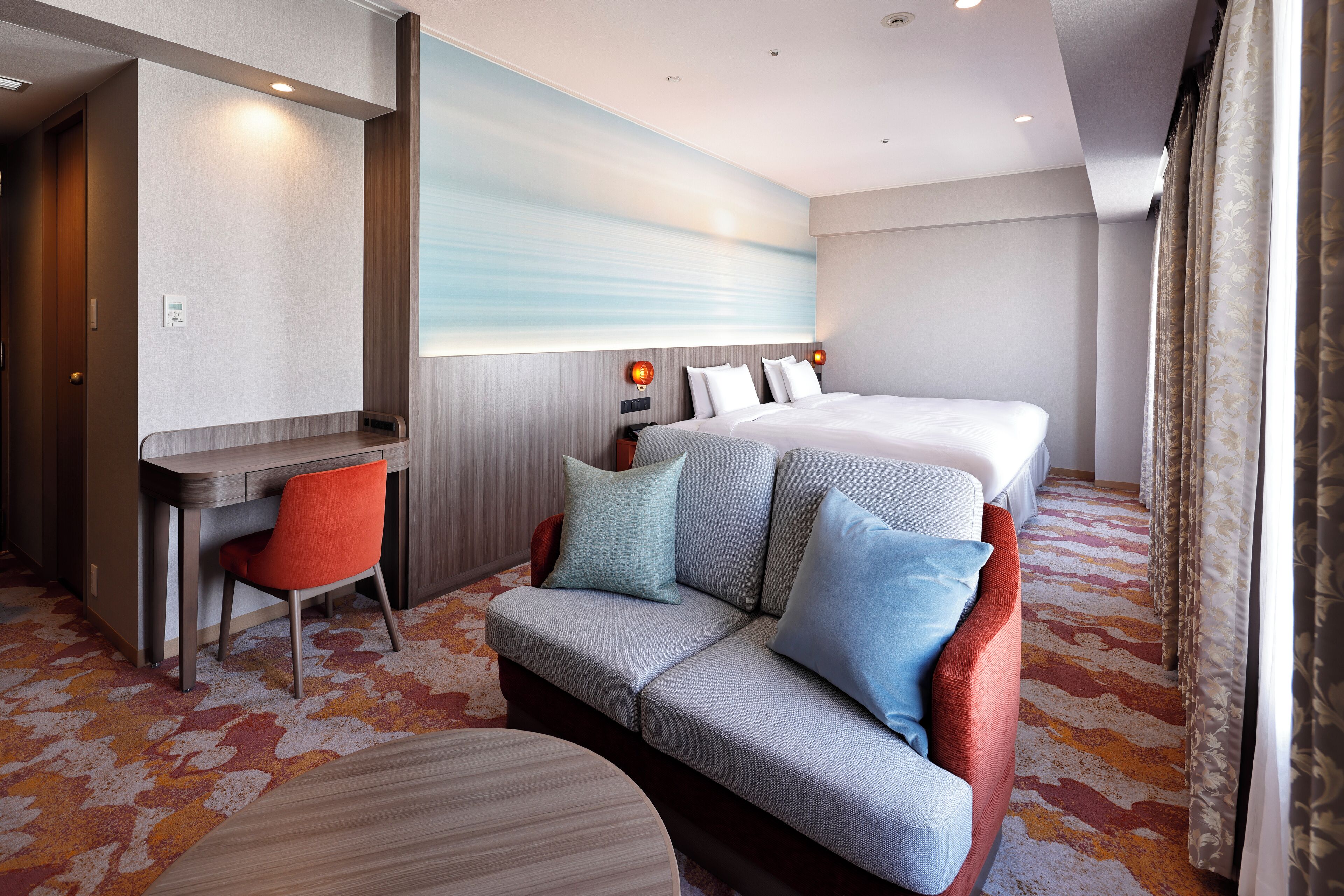 premium superior twin room | desk, blackout curtains, iron/ironing board, free wifi