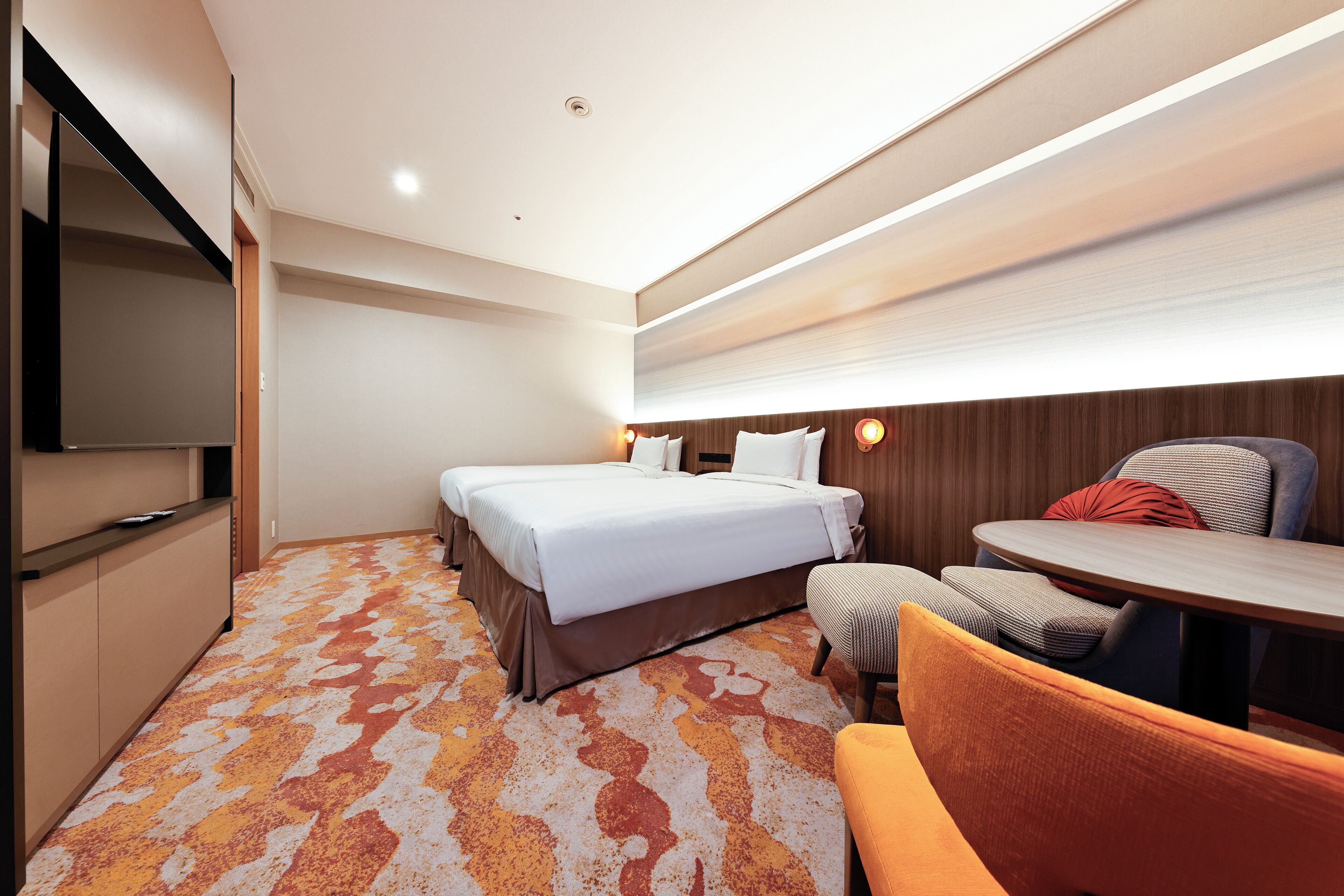 premium twin room | desk, blackout curtains, iron/ironing board, free wifi