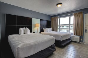 Standard Room, 2 Queen Beds | 1 bedroom, desk, blackout drapes, iron/ironing board