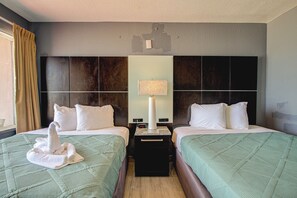 Standard Room, 2 Queen Beds | 1 bedroom, desk, blackout curtains, iron/ironing board