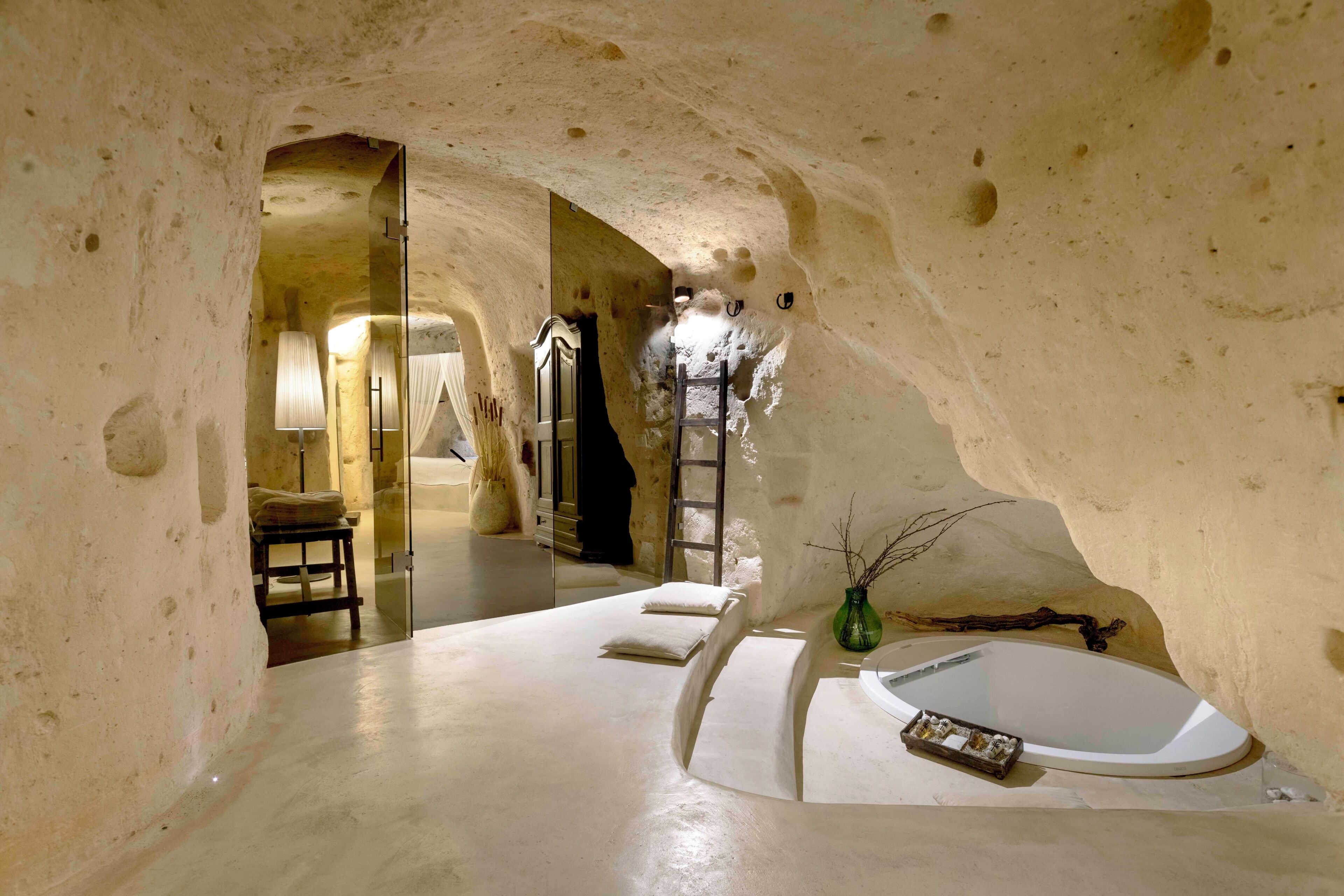 grotta superior patio | 1 bedroom, minibar, in-room safe, soundproofing