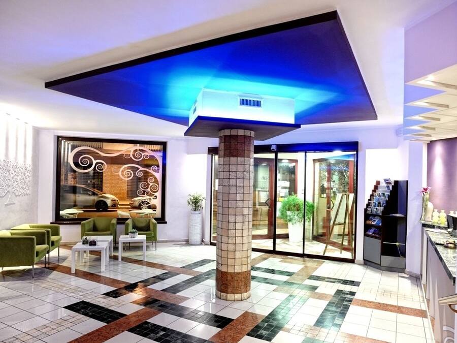 Interior entrance