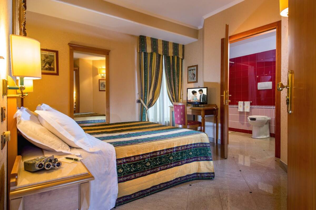 deluxe double room single use | frette italian sheets, premium bedding, memory-foam beds, minibar