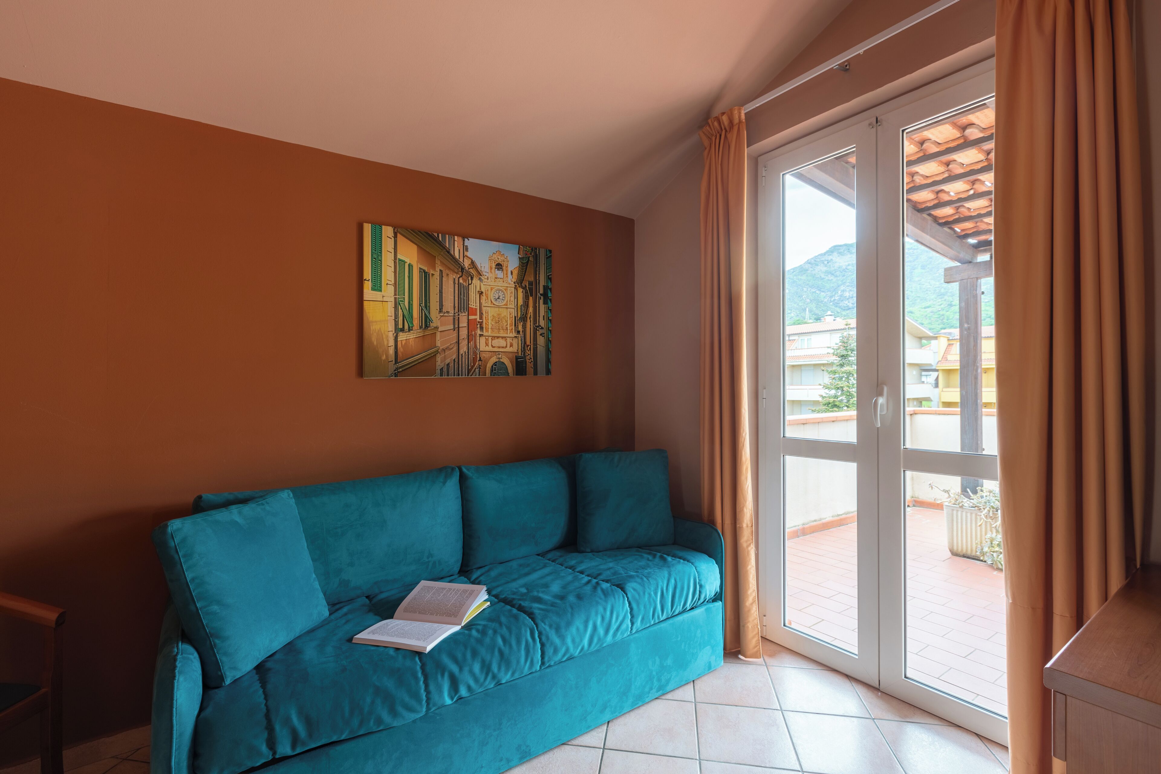 standard apartment, 2 bedrooms, resort view | living area | 32-inch tv with digital channels