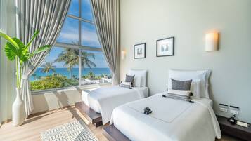Room, 2 Bedrooms, Ocean View | Egyptian cotton sheets, premium bedding, down duvets, memory-foam beds