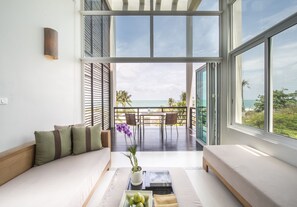 Zimmer, 1 Schlafzimmer, eigener Pool | Ausblick vom Zimmer