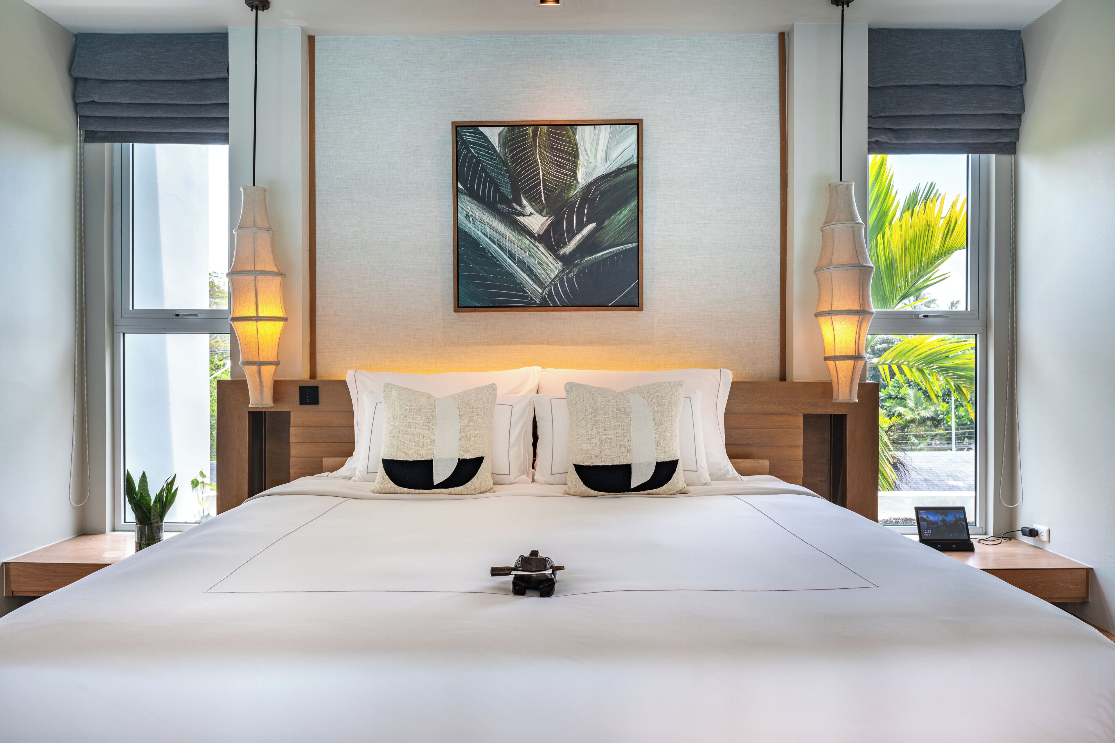 Sengetøy i egyptisk bomull, sengetøy av topp kvalitet og dundyner