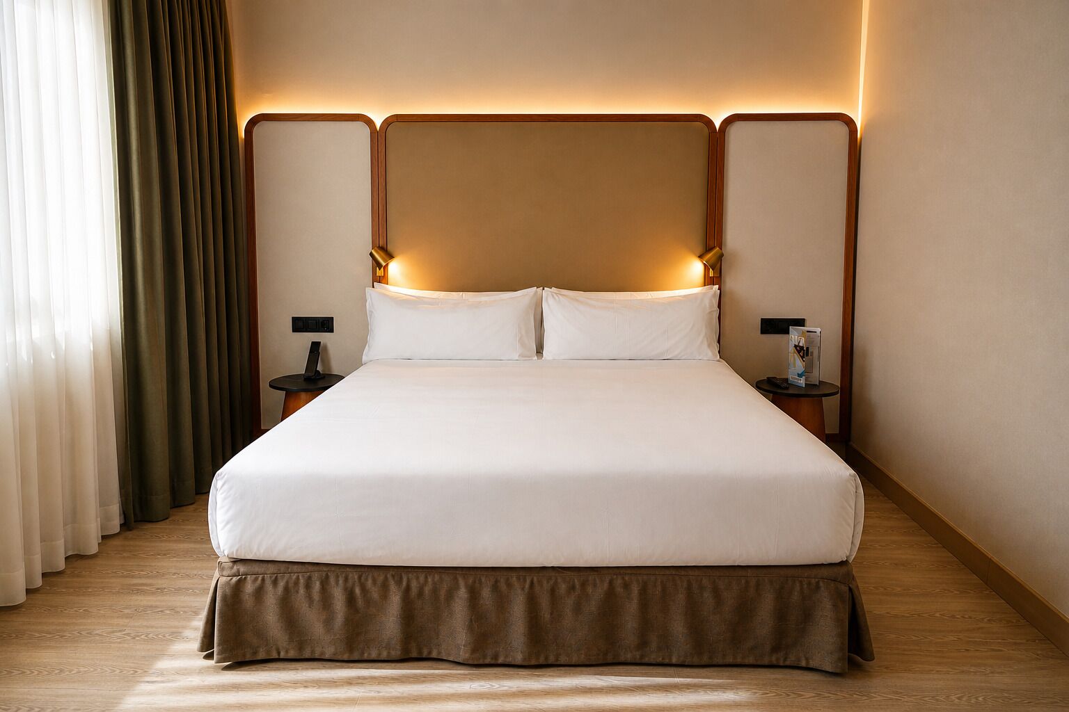 Minibar, in-room safe, desk, blackout curtains