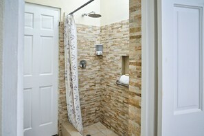 Apartment, 2 Bedrooms | Bathroom shower - Melbourne Inn (St. Lawrence Gap)