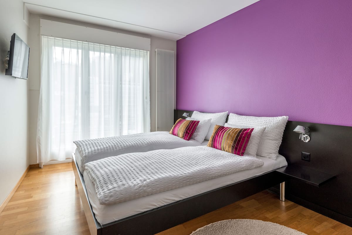 Double Room, Balcony, River View | In-room safe, desk, iron/ironing board, free cots/infant beds