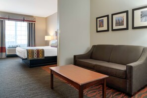 Standard Room, 1 King Bed, Non Smoking, Refrigerator & Microwave (with Single Sofabed) | Iron/ironing board, WiFi, bed sheets - Best Western Executive Inn & Suites (Grand Rapids)