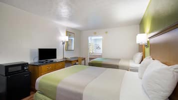 Bureau, Wi-Fi gratuit, draps fournis, réveils