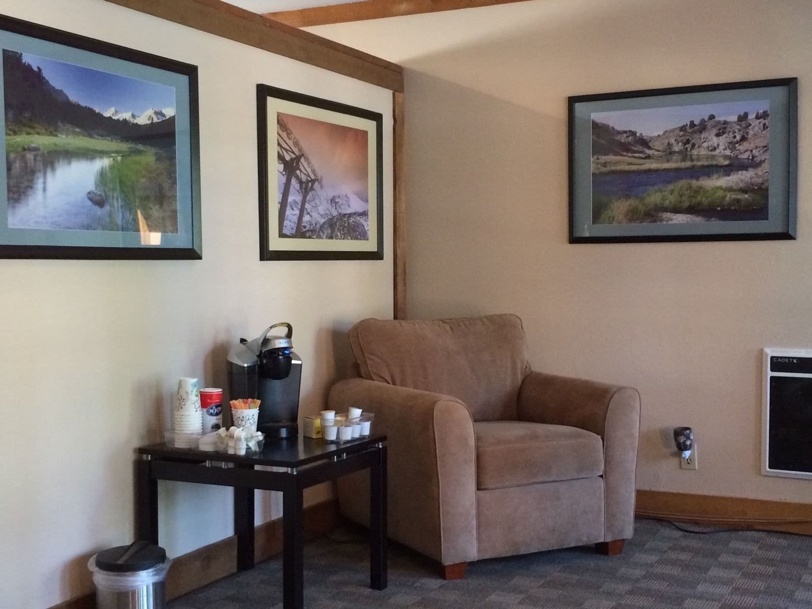 Sitzecke in der Lobby