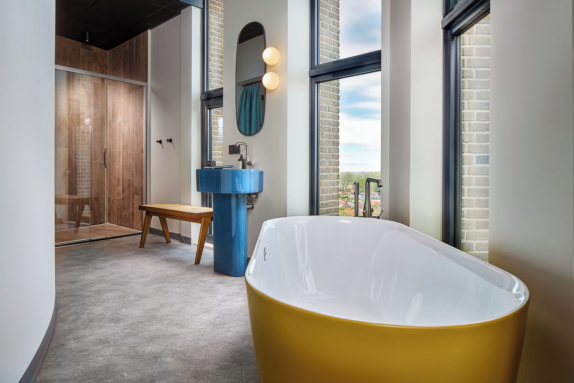 Toren - Suite | Badkamer | Gratis toiletartikelen, een haardroger, handdoeken, zeep