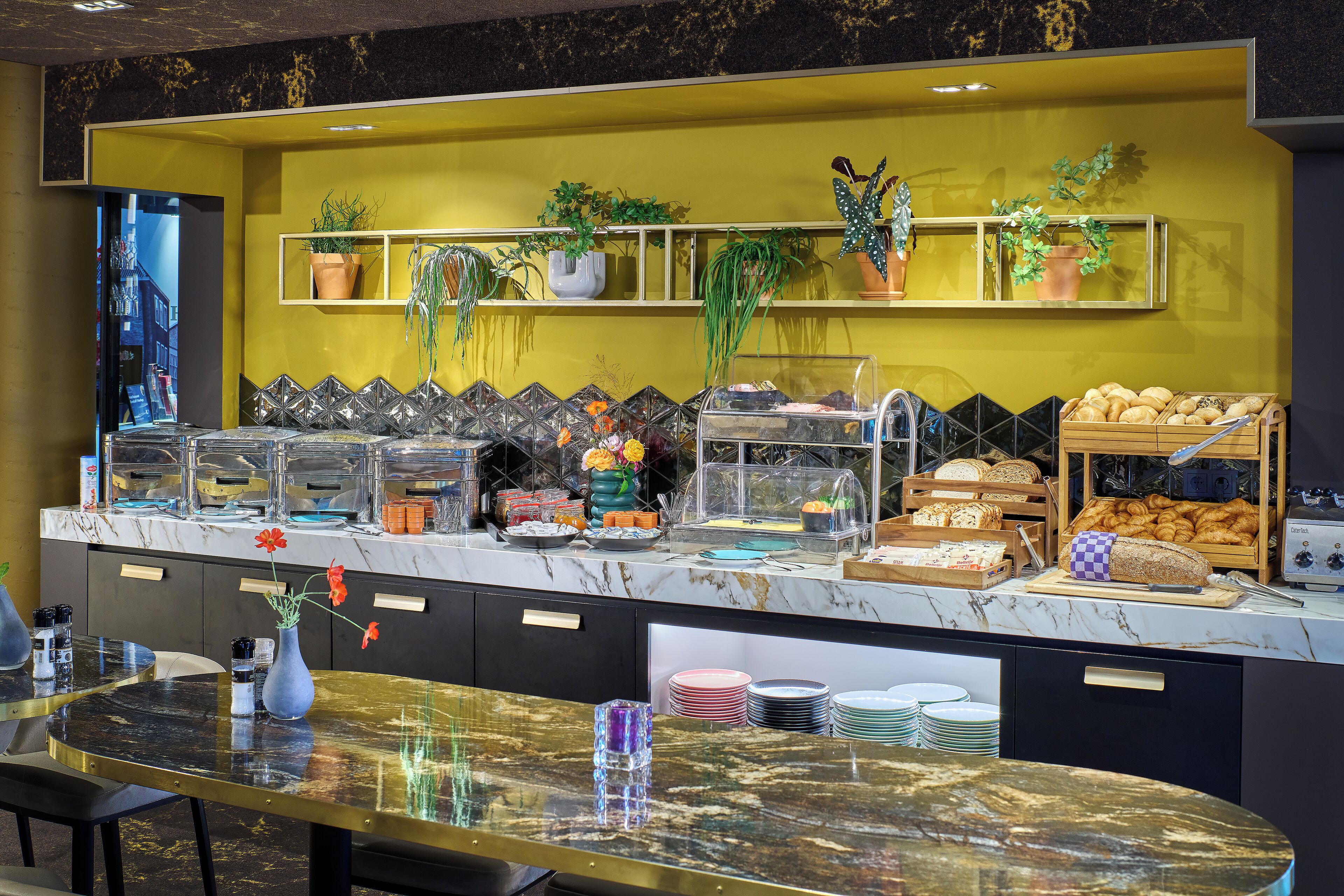 daily buffet breakfast (eur 17.50 per person)