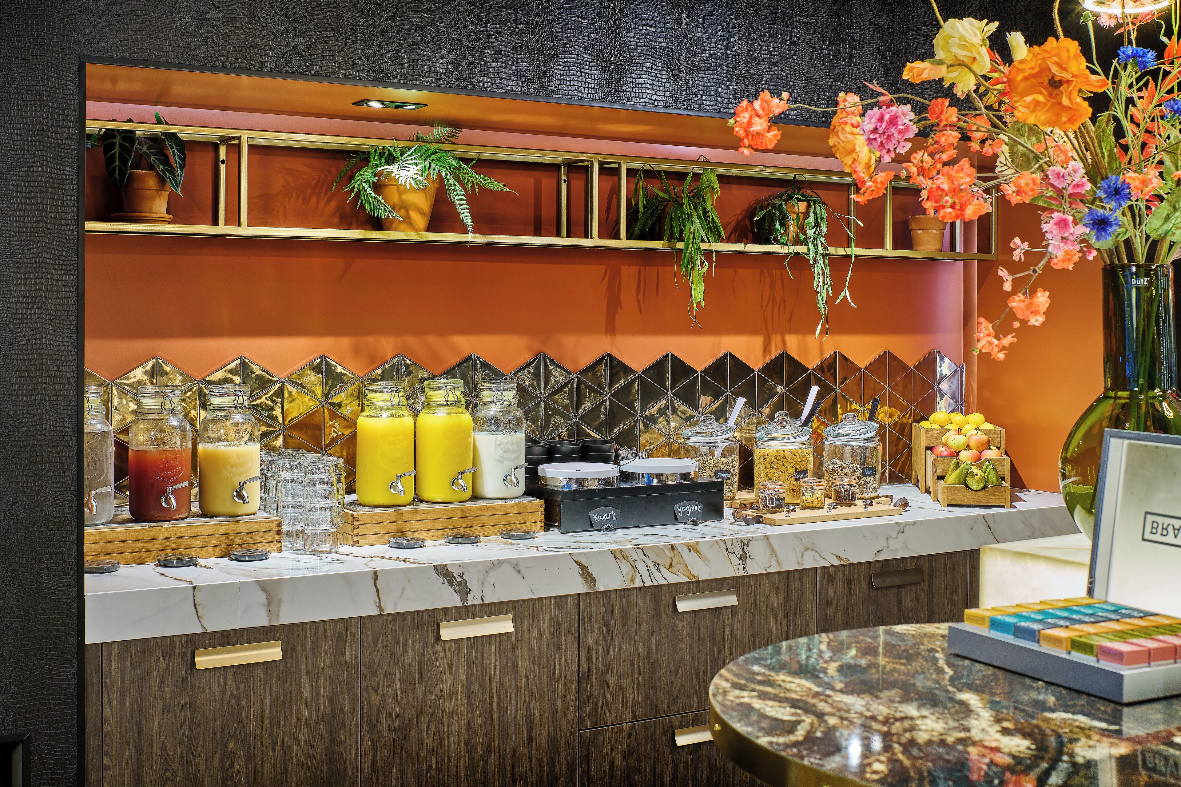 daily buffet breakfast (eur 17.50 per person)