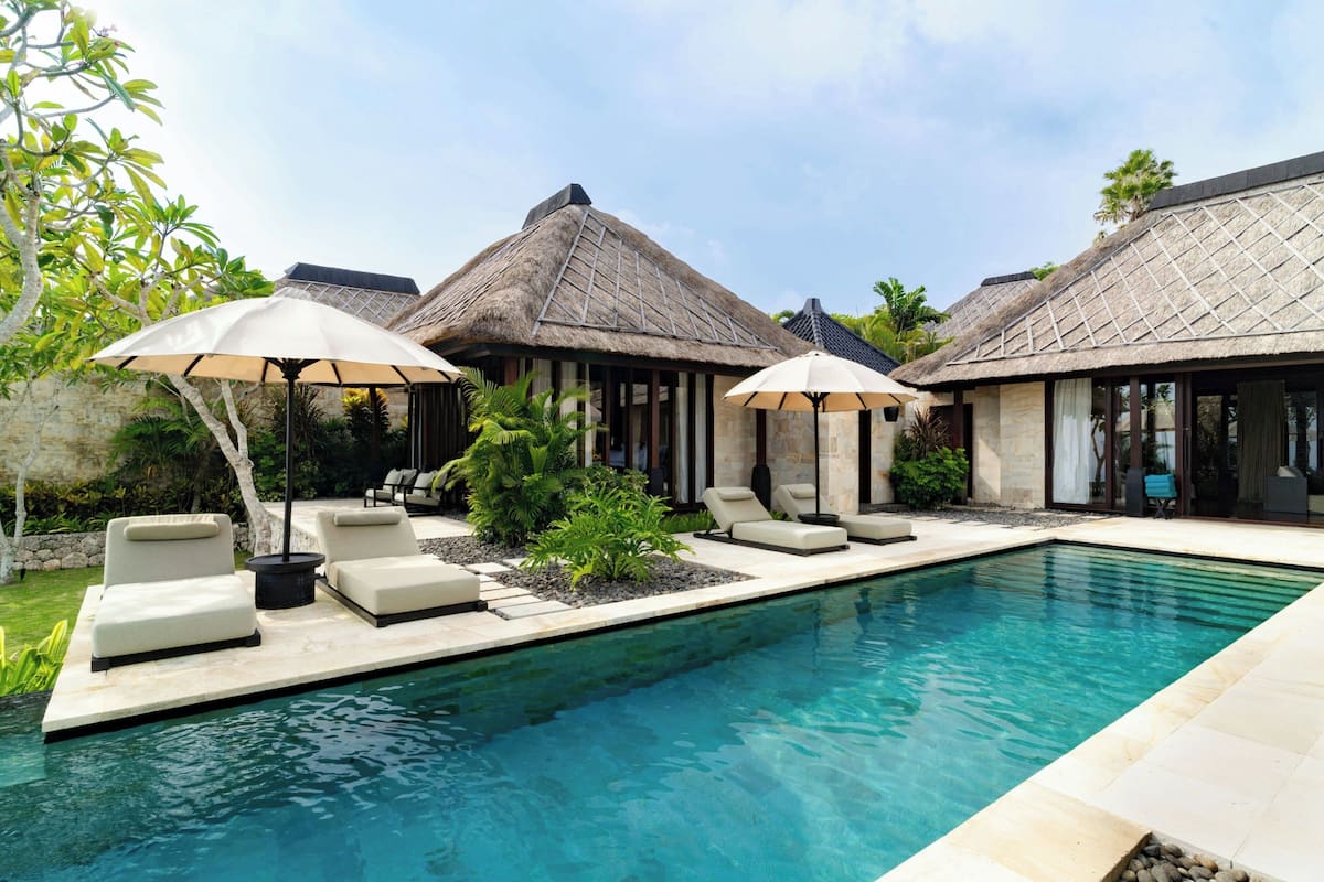 Premier Villa, 2 Bedrooms, Non Smoking, Private Pool (Ocean View) | 1 bedroom, premium bedding, down duvets, free minibar items
