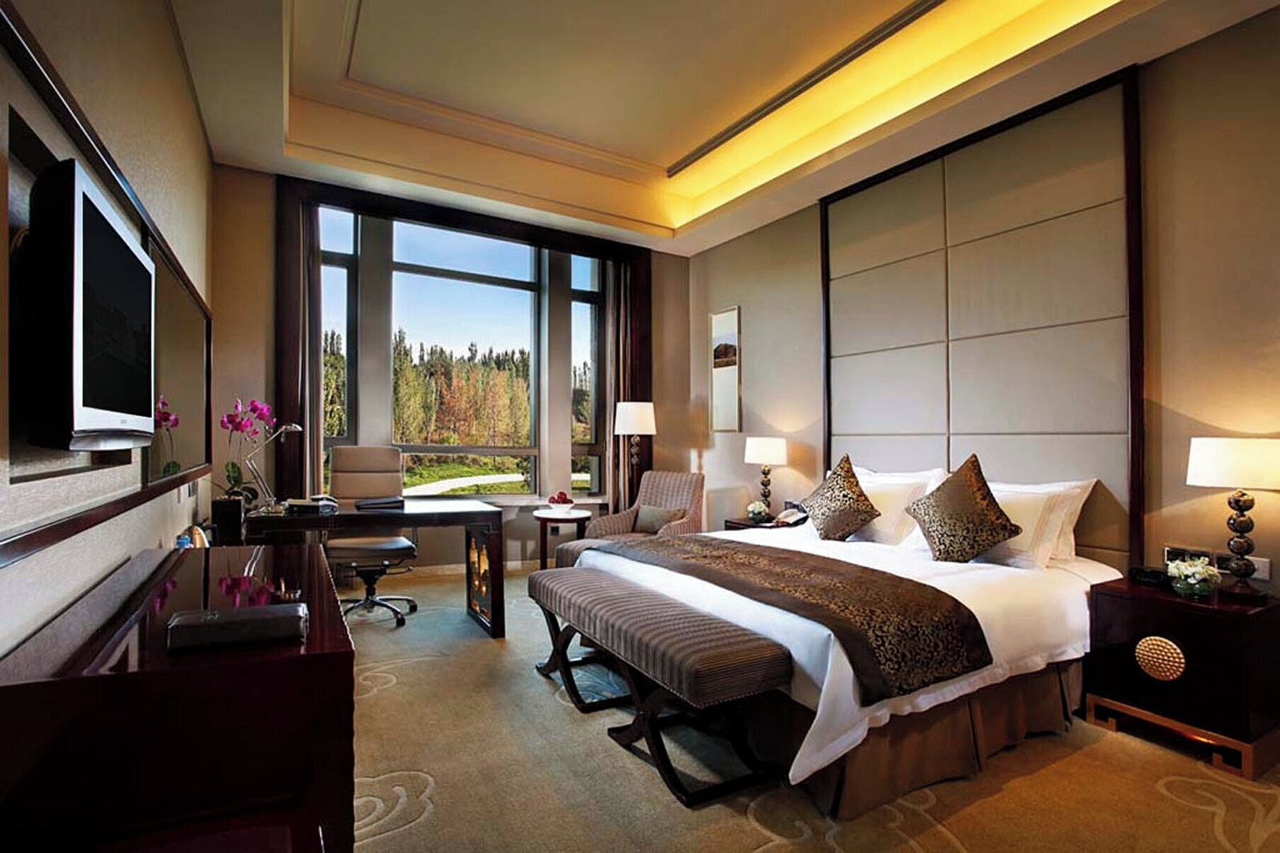 suite, 1 bedroom (lounge access) | 1 bedroom, minibar, in-room safe, desk