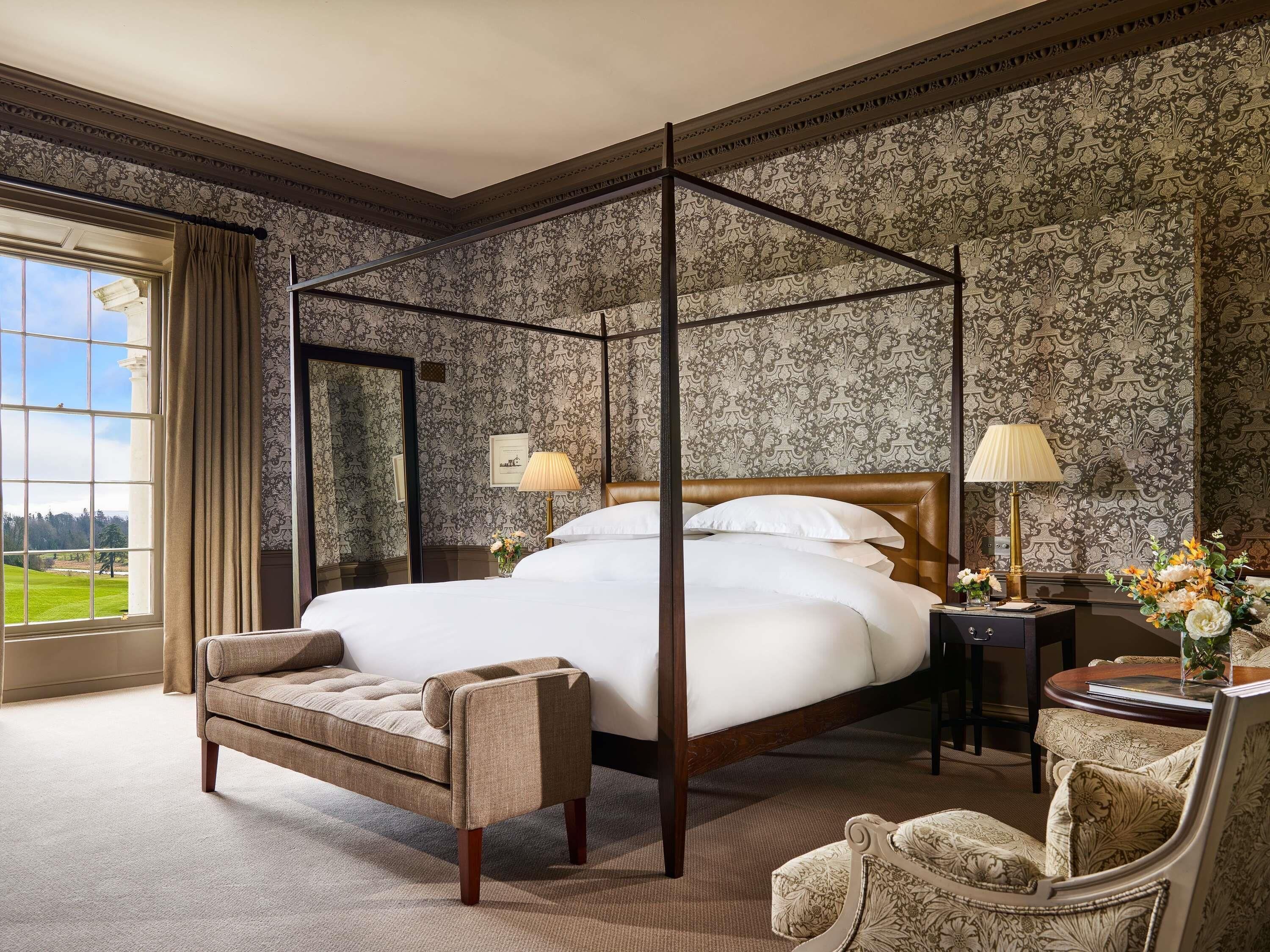 Fairmont Presidential Suite | Egyptian cotton sheets, premium bedding, in-room safe
