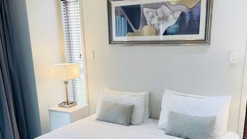 Premium bedding, in-room safe, desk, blackout curtains